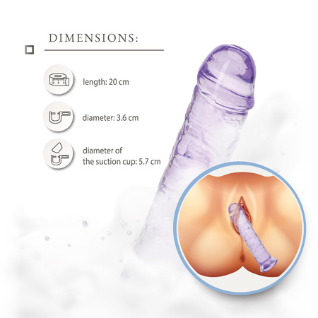 Dildo D26-4.fioletowy