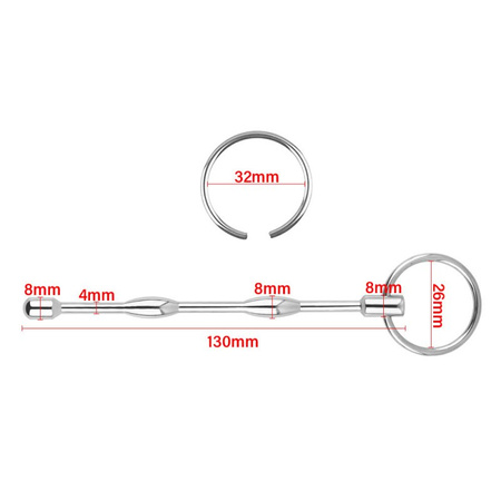 Penis Plug N16-7.srebrny